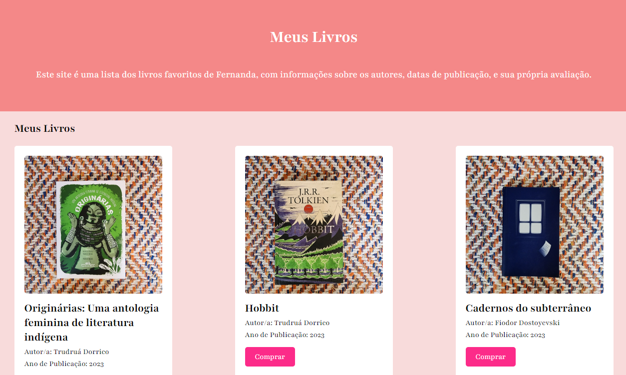 Imagem representativa do projeto de uma biblioteca online